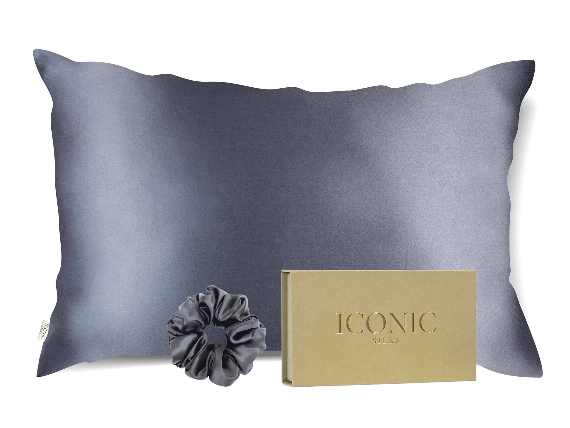 Get the beauty sleep you deserve with our Hyaluronic Acid Infused Silk Pillowcase and a scrunchie. The silky smooth fabric is gentle on your skin and hair while the infused hyaluronic acid provides hydration, leaving you with a refreshed and rejuvenated complexion. Say goodbye to bed head and wake up to a glowing complexion every morning.