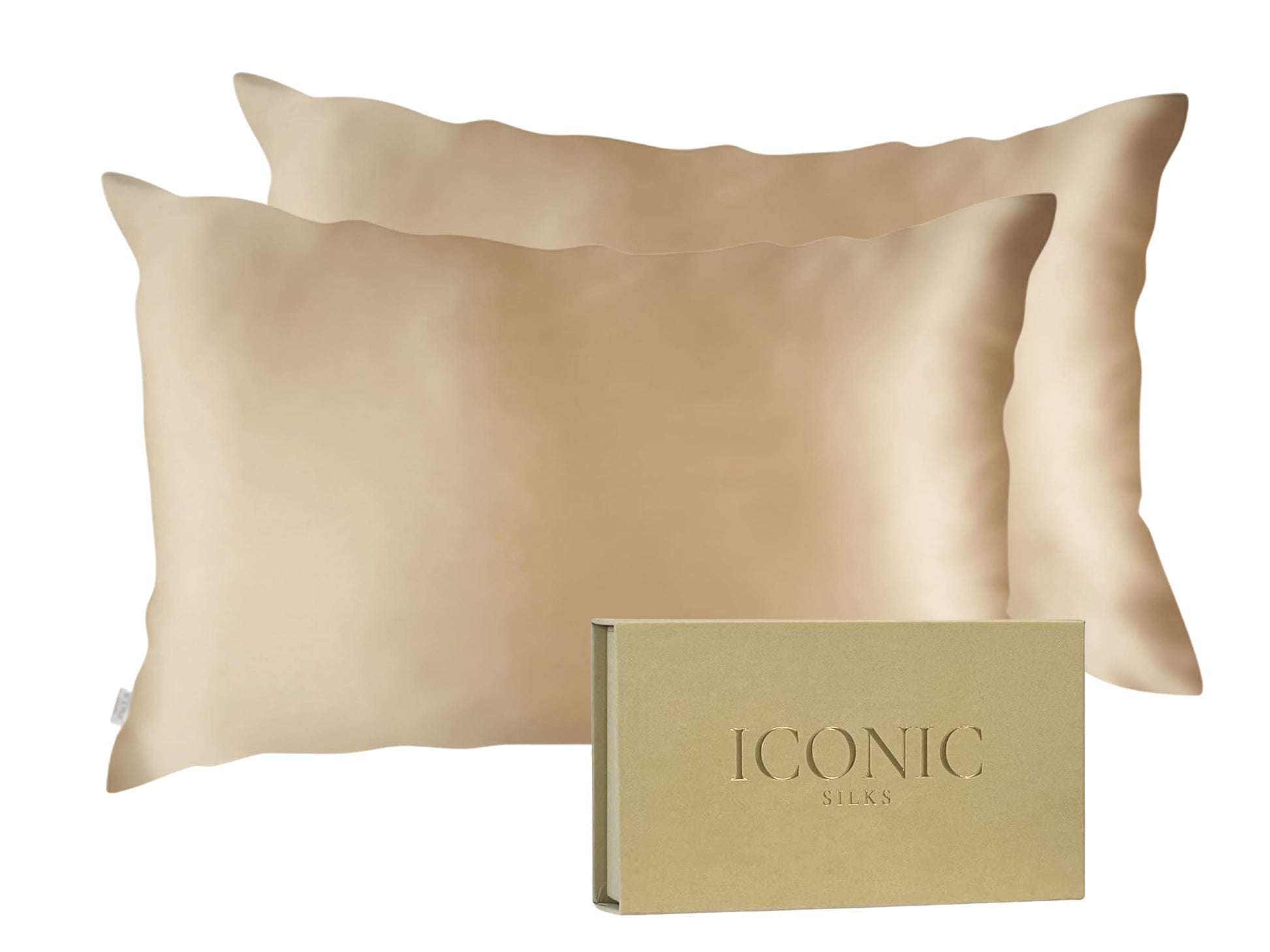 PURE MULBERRY SILK PILLOWCASE - CHAMPAGNE GOLD